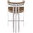Emmeke Upholstered Counter Stool with Metal Frame-935295595