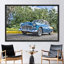 «Classic Car Art», impression sur toile - un décor de bureau idéal et un cadeau unique pour les amateurs de voitures