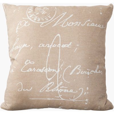  Housse et insert de coussin carré en coton