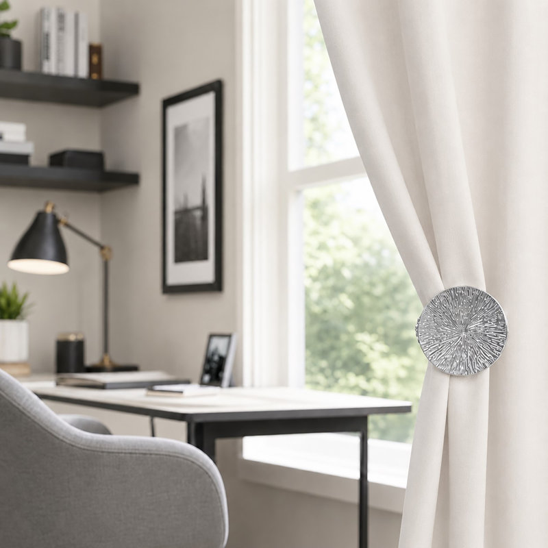 Embrasse de rideau 1,1 "Archi, Chrome