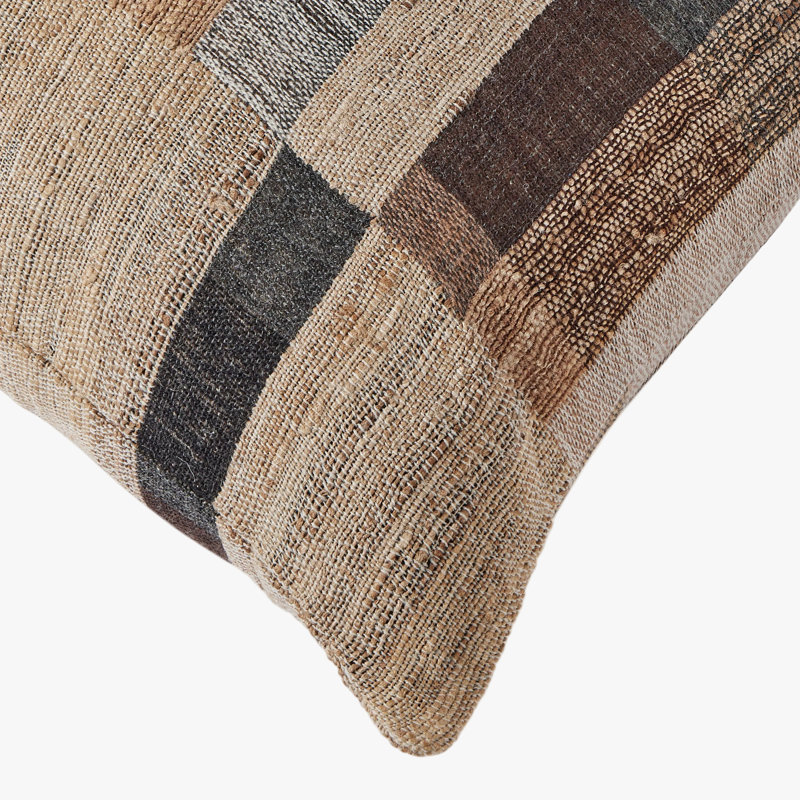 Wool Blend Throw Pillow Cover & Insert, Square 22"