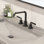 Cigno Deck Mount Widespread Bathroom Faucet with Drain Assembly