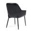 Ensemble de 2 chaises de salle à manger rembourrées en similicuir avec pieds en fer noir Berenice-1225177361