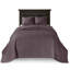 Couvre-lit réversible mauve très grand - avec un design attrayant surdimensionné pour une couverture de matelas supérieure.