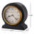 Imogene Traditional Analog Metal Quartz Movement / Crystal Tabletop Clock in Black/Gold/White