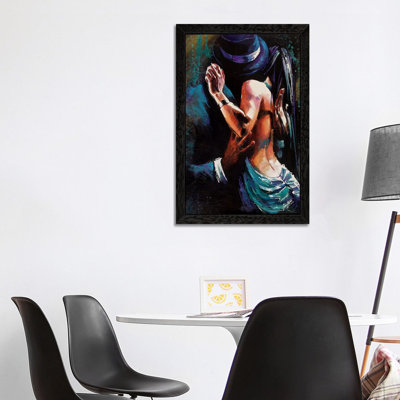 Passional 1 Piece Floater Frame Painting on Canvas