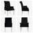 Upholstered Tufted Arm Dining Chairs-644862585