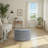 Furley Navy Short Pouf