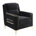 Black Faux Leather