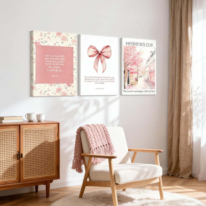 3 Piece Wrapped Canvas Wall Art