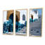Maroc, Casablanca, Rabat, Kasbah, ensemble d'art mural-107182832-107182829