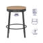 Tabouret de comptoir pivotant 24 po Bruce-98086197