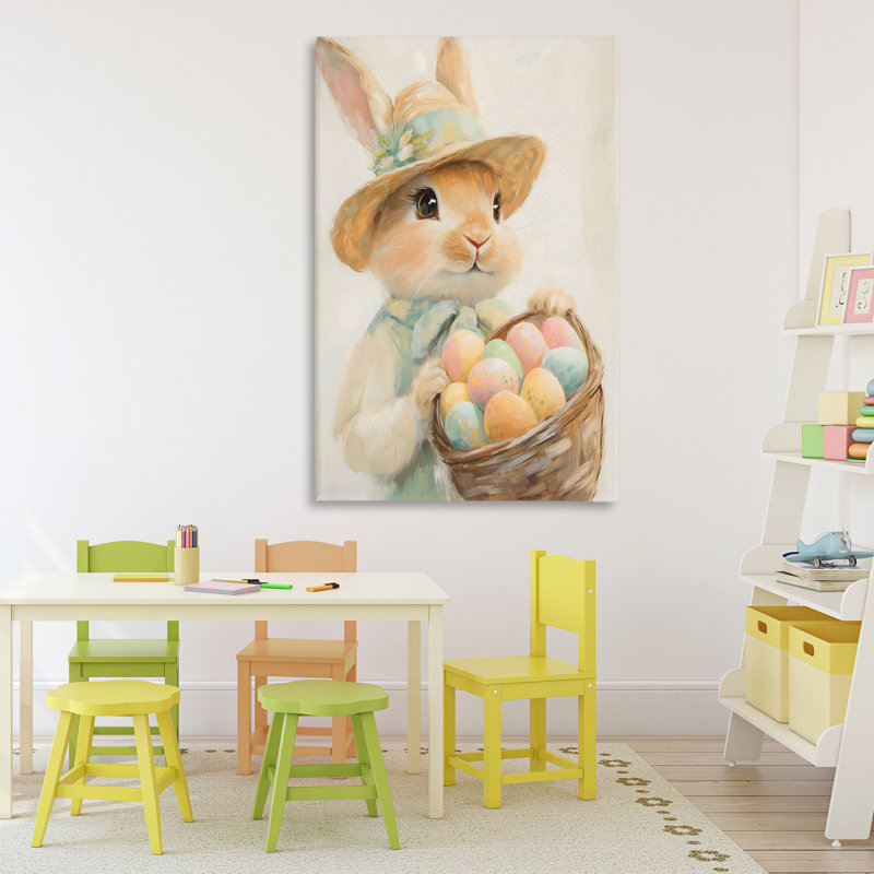 Toile de lapin de Pâques, conception de The Prints Vibe, 45 x 30