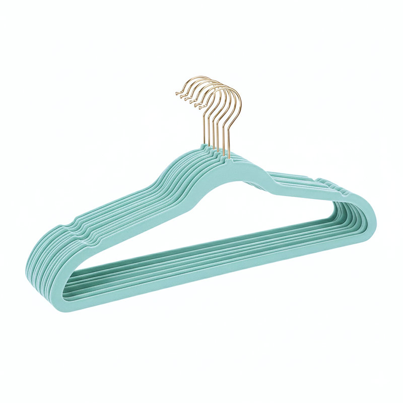 Paquet de 10 cintres super minces avec crochet doré Simplify, PIscine