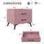 Table de chevet 20 po 2 tiroirs-2092234882