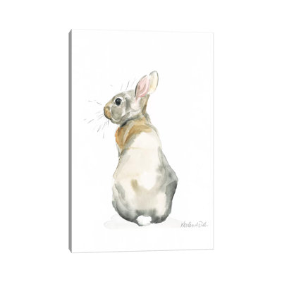 Bunny 1 Piece Wrapped Canvas Wall Art