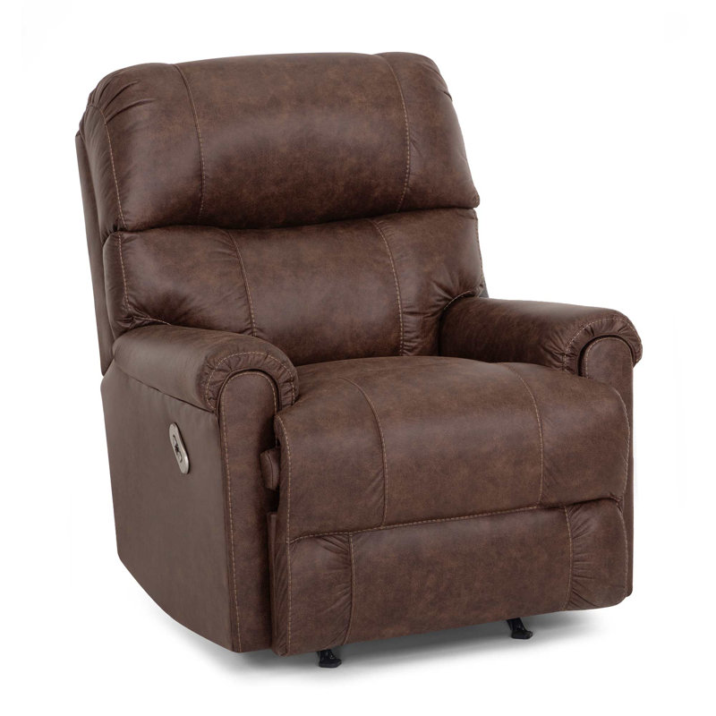 Mid-sized Fabric Recliner, Brown