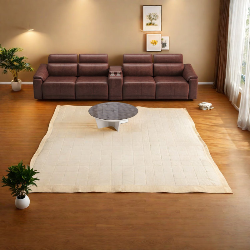 Canapé modulaire moderne, polyester respirant, confort réglable, salon