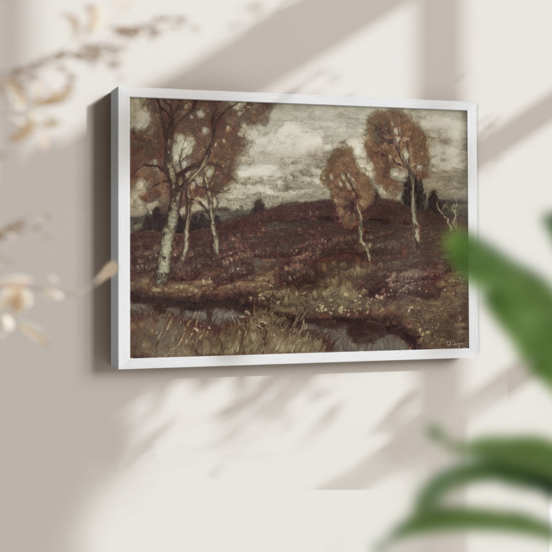 Paysages rétro-DCxxiv-impression encadrée - réversible, H 16 po x l 20 po, Blanc