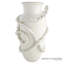 Twisted Amphora Vase-Matte White