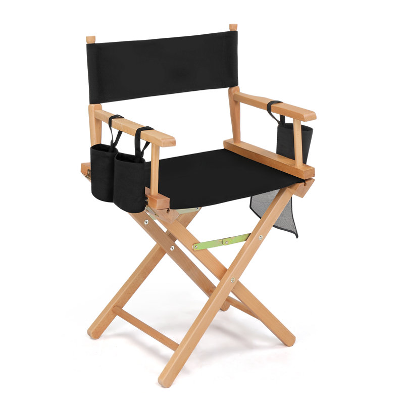 Chaise de réalisateur Taraneka, Bois naturel