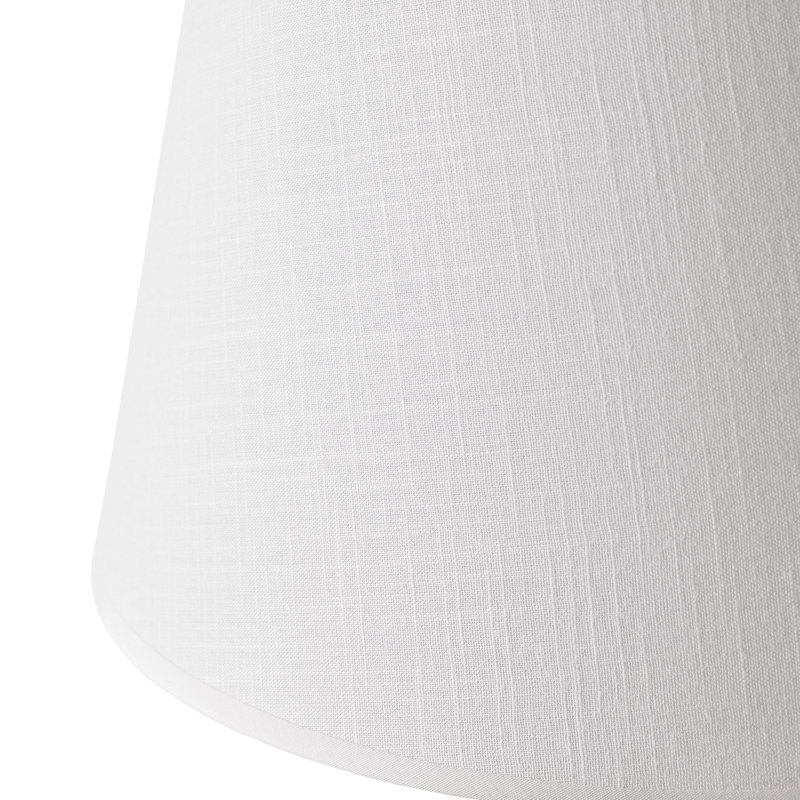 Traditional Matte Black Table Lamp With Barley Twist Base And White Shade By