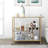Gregoriana Mirror Bar Serving Cart-788597541