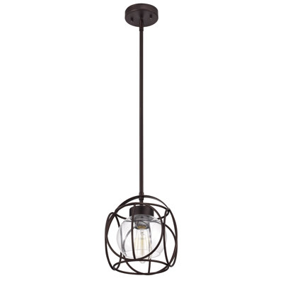 Demnan 1 - Light Oil Rubbed Bronze Single Pendant