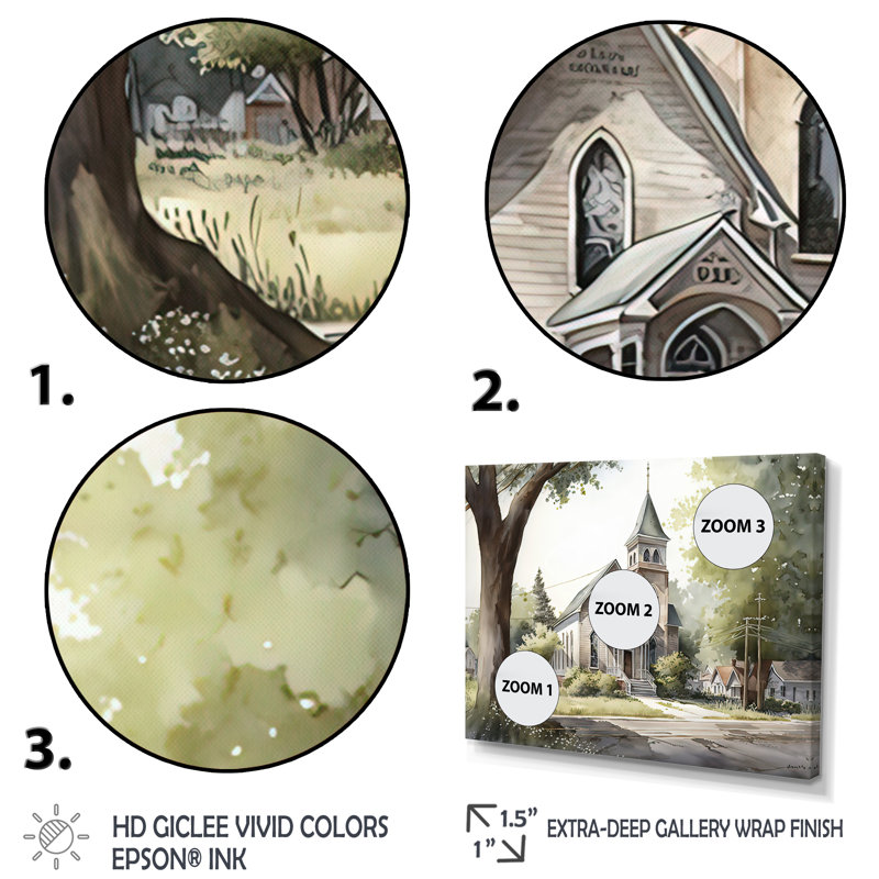 «Monochome Yellow and Gray Farm III - Barn Farm Ranch», art mural encadré, Toile tendue, H 12 po x l 20 po x P 1 po