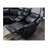 BLACK LEATHER SECTIONAL