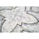 Garden Random Sized Marble Mosaic Tile in White/Grey