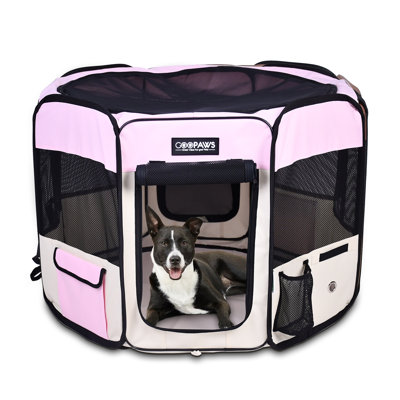 Panel Fabric Exercise Pen With Door