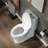 WoodBridge Solace 1.28 Gallons GPF Elongated Comfort Height Floor Mounted One-Piece Toilet (Seat Included)