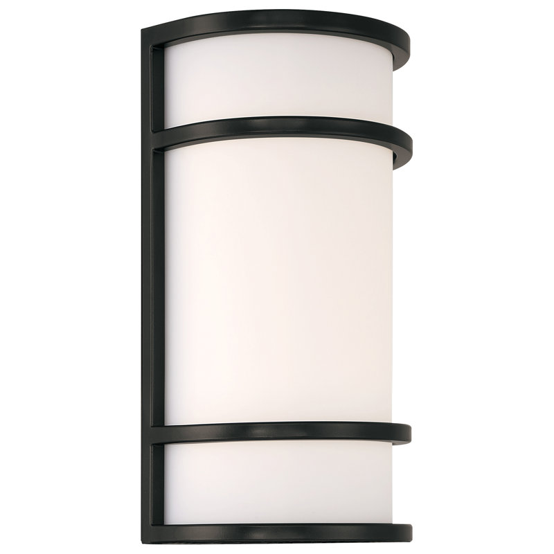 Badina Wall Light, 12" H x 6" W x 4" D, Satin
