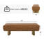 Banc de 64 po avec repose-pieds pour l'entrée-1436859966