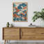 "Abstract Forest", impression d'art mural encadrée - décor botanique moderne pour la chambre à coucher du salon-125212152-125212156