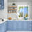 33" L x 19" W 50/50 Double Basin Stainless Steel Undermount Kitchen Sink with Accessories