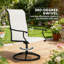 Ensemble de 2 chaises d'extérieur, chaises pivotantes-162056718