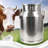8Gal Stainless Steel Milk Can with Lid