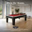Table de billard 7,5 pi pour salle de jeux Hathaway Mirage