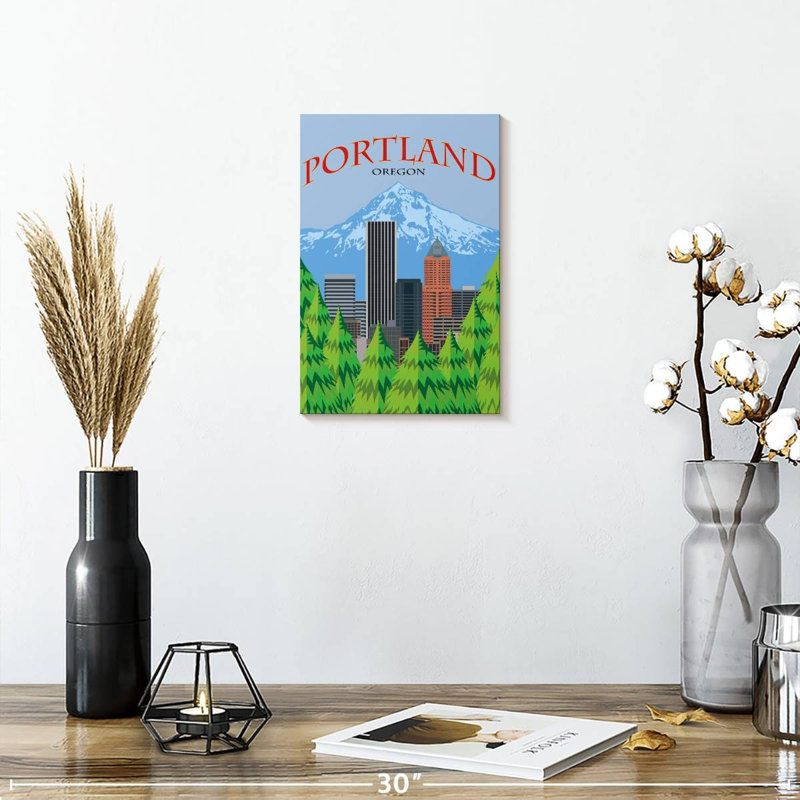 Sireci Portland Poster, 12" H x 8" W