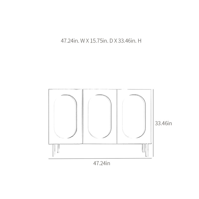 Modern Minimalist Sideboard Cabinet