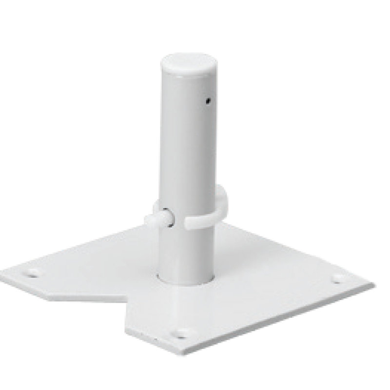 Polymer D-Shaped 1-Shelf Lazy Susan W/Bottom Mount Hardware For Corner Base Cabinets