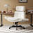 Criss Cross Chair With Armrests Sherpa Vanity Chair Swivel Computer Office Desk Chairs For Home, Make Up, Bed Room