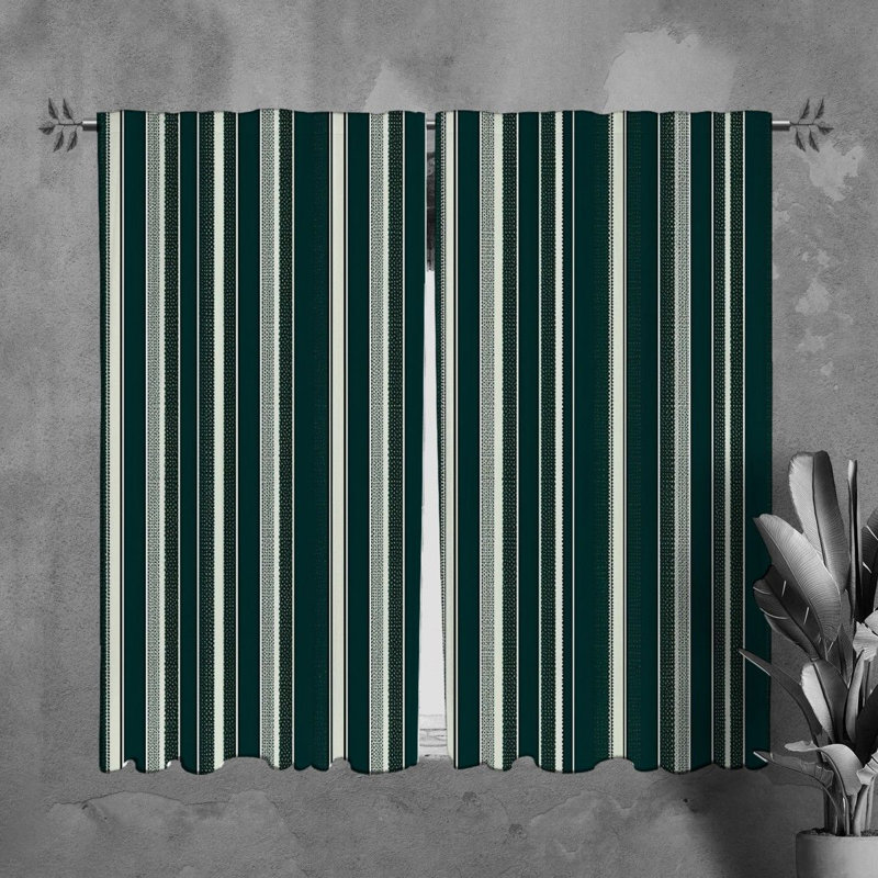 Paire de rideaux obscurcissant en polyester, L 20 po x L 61 po