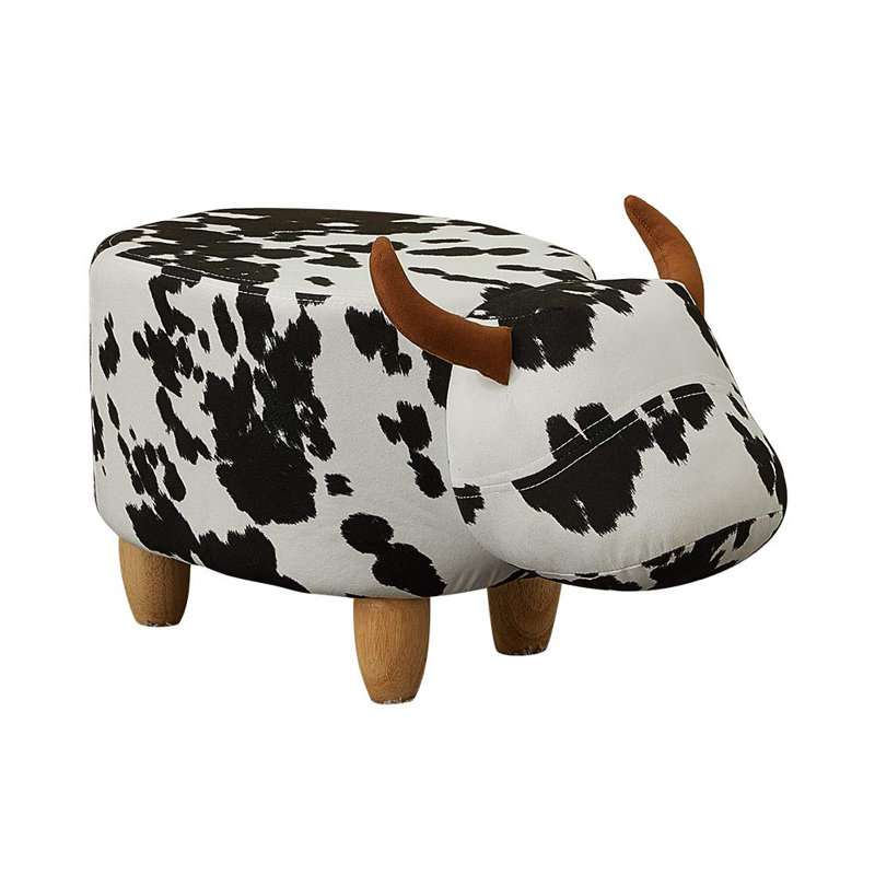 Neelam 60cm Wide Novelty Animal Print Ottoman
