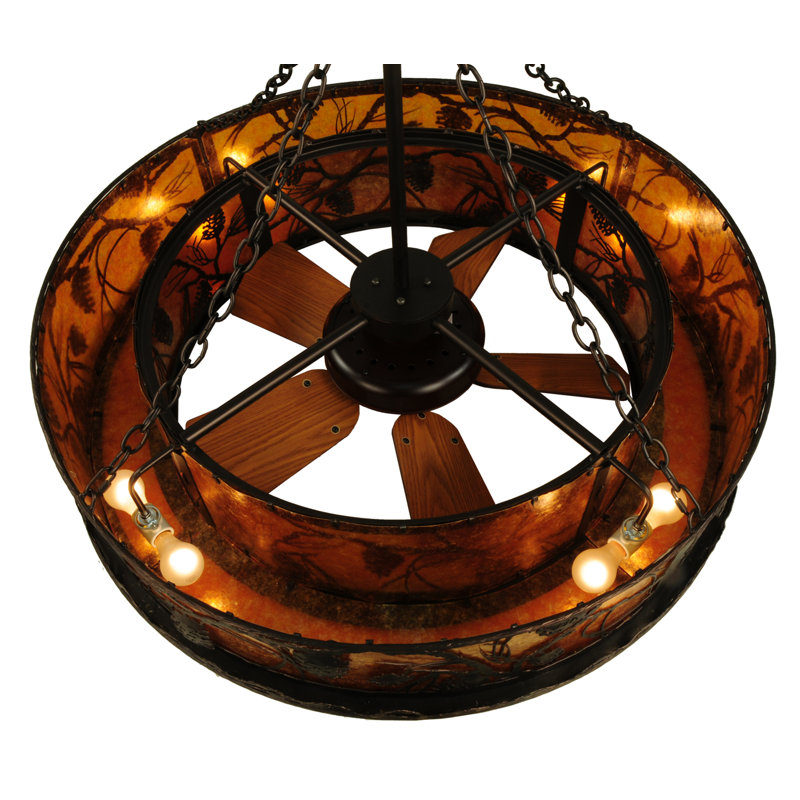 Nazareth 8 - Light Dimmable Drum Chandelier
