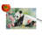 Panda Glass Cutting Board Large