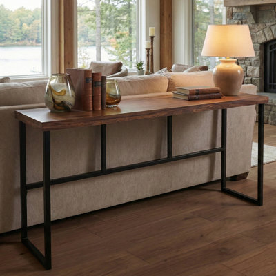 Esterly Rose 70" Solid Wood Console Table