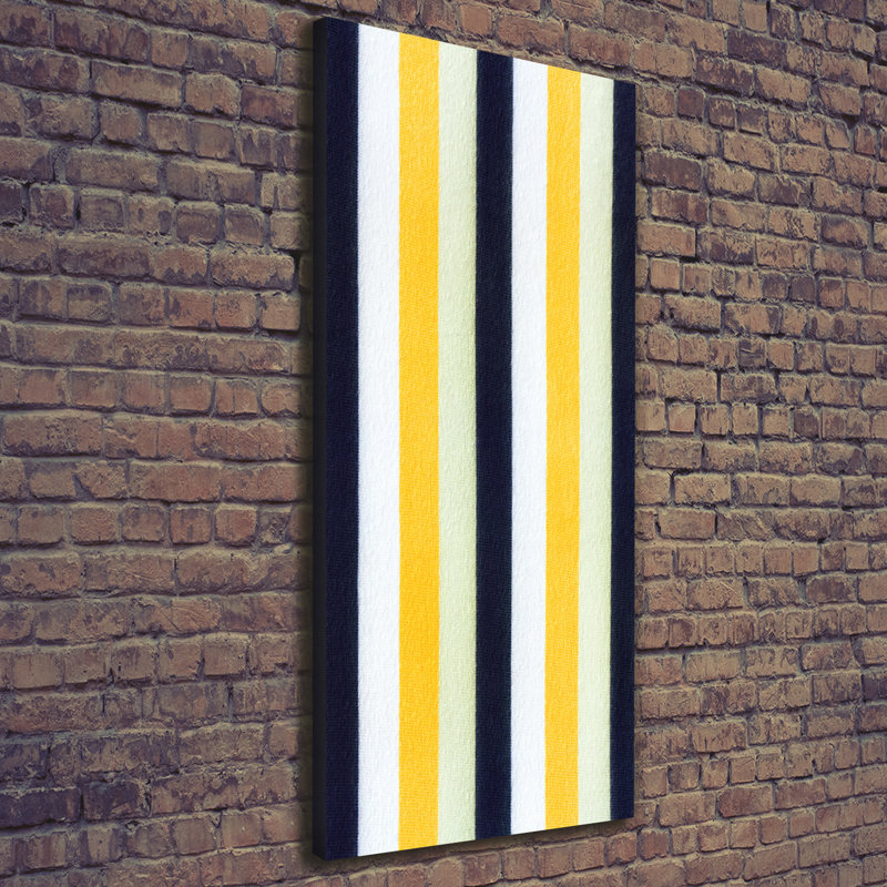 Striped Background - Wrapped Canvas Print